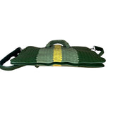 Bottega Veneta Intercciato Multicolor Business Bag Green/Yellow