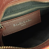 Balenciaga Burgundy Mini City Bag