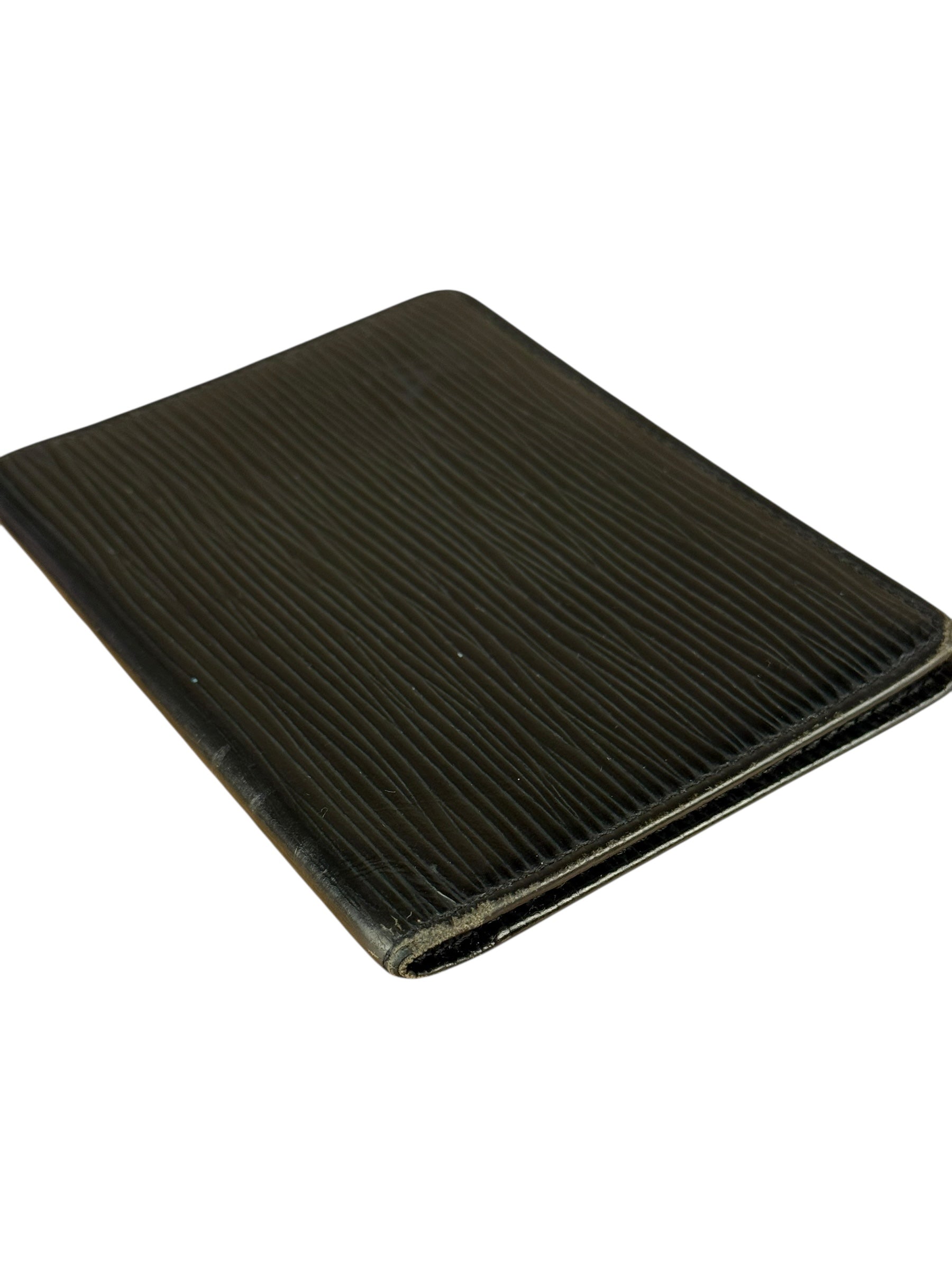 Louis Vuitton Black Epi Leather ID Holder