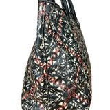 Chanel Optic Coco Chainlink Print Shoulder Tote