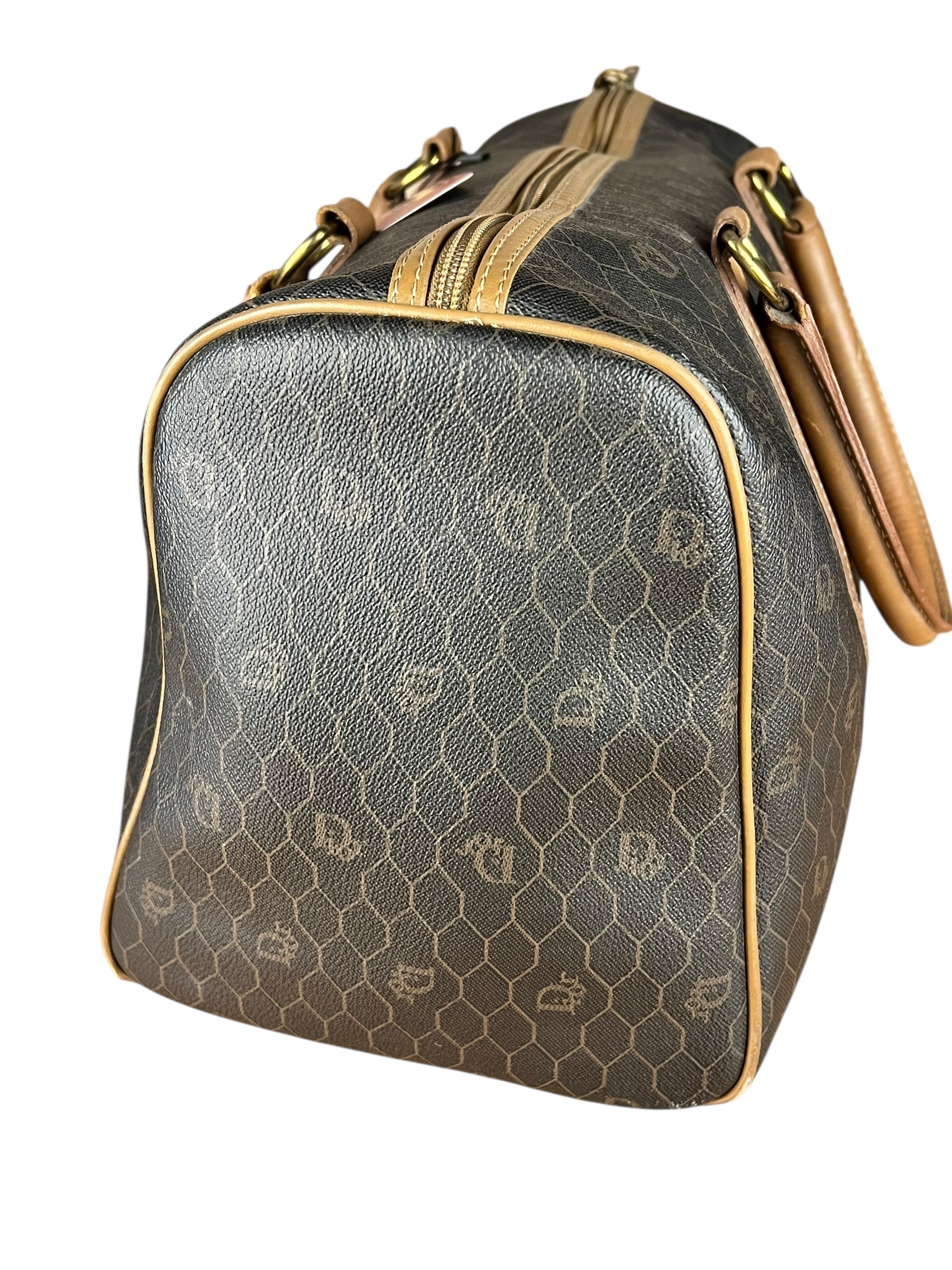 Dior Honeycomb Boston Bag Black