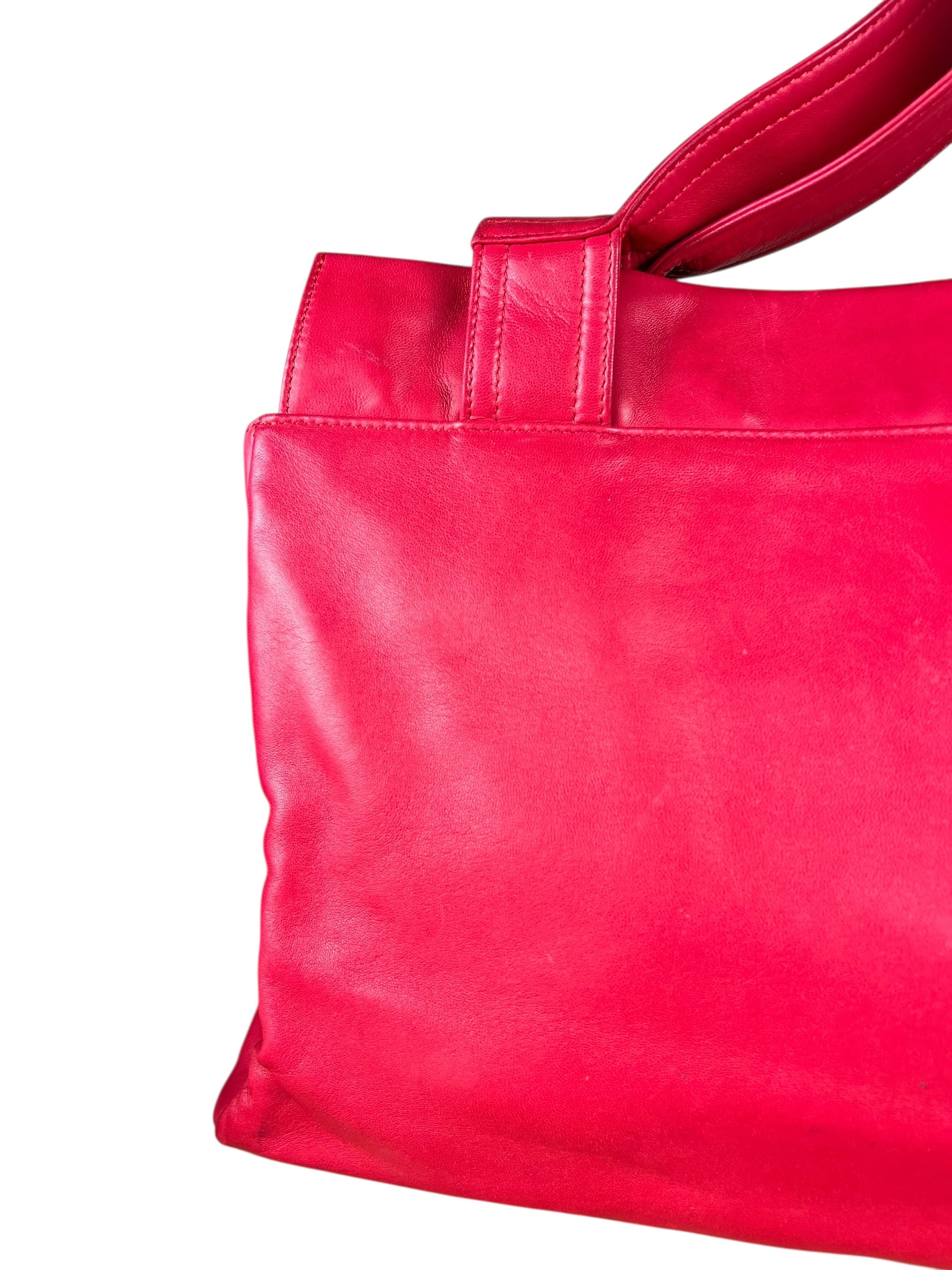 Chanel Lambskin CC Disc Bonbon Shoulder Tote