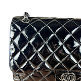 Chanel Black Patent Leather Classic Flap Bag ('08-'09)