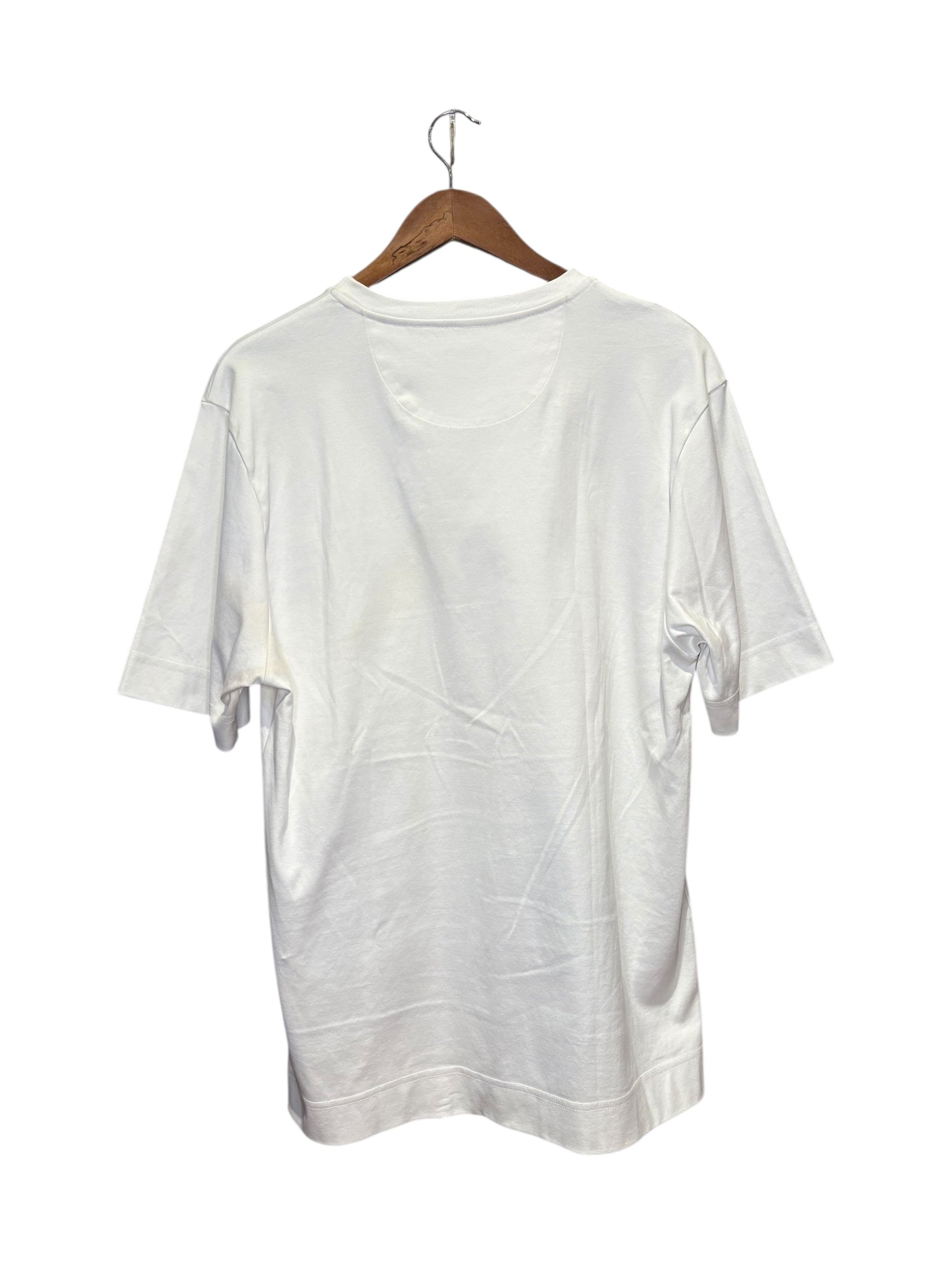 Fendi White Logo Tee Shirt