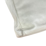 Prada Leather Tote Bag Beige/Ivory