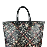 Chanel Optic Coco Chainlink Print Shoulder Tote