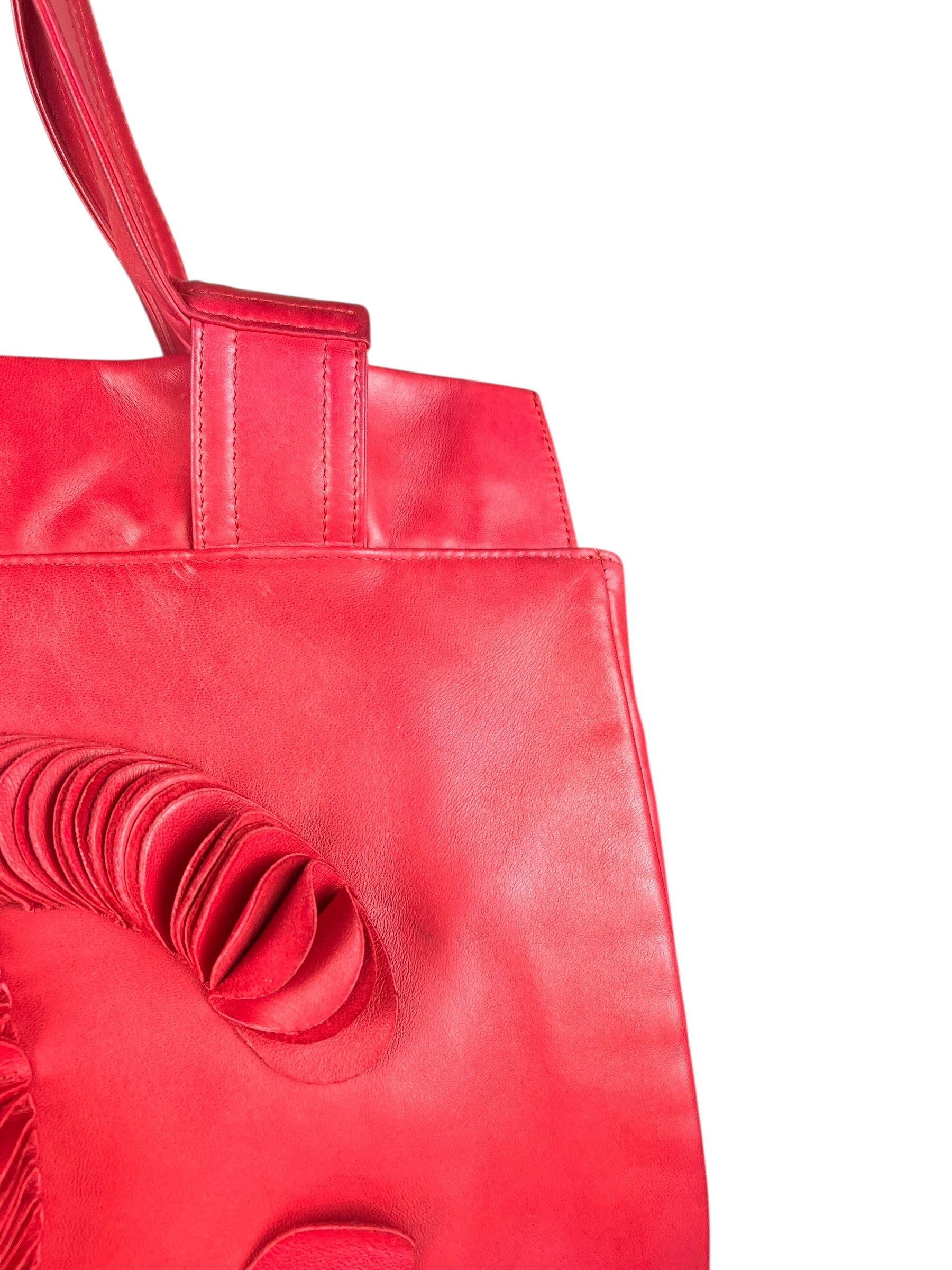 Chanel Lambskin CC Disc Bonbon Shoulder Tote