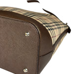 Burberry Nova Check Canvas Vintage Shoulder Bag