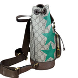 Gucci GG Equestrian Coated Canvas Backpack