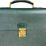 Louis Vuitton Epi Green Top Handle Briefcase