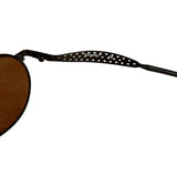 Chanel Steampunk Oval Gold Logo Sunglasses