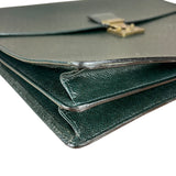 Louis Vuitton Epi Green Top Handle Briefcase