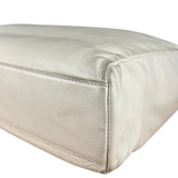 Prada Leather Tote Bag Beige/Ivory