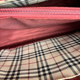 Burberry Vintage Leather Burgundy Handbag