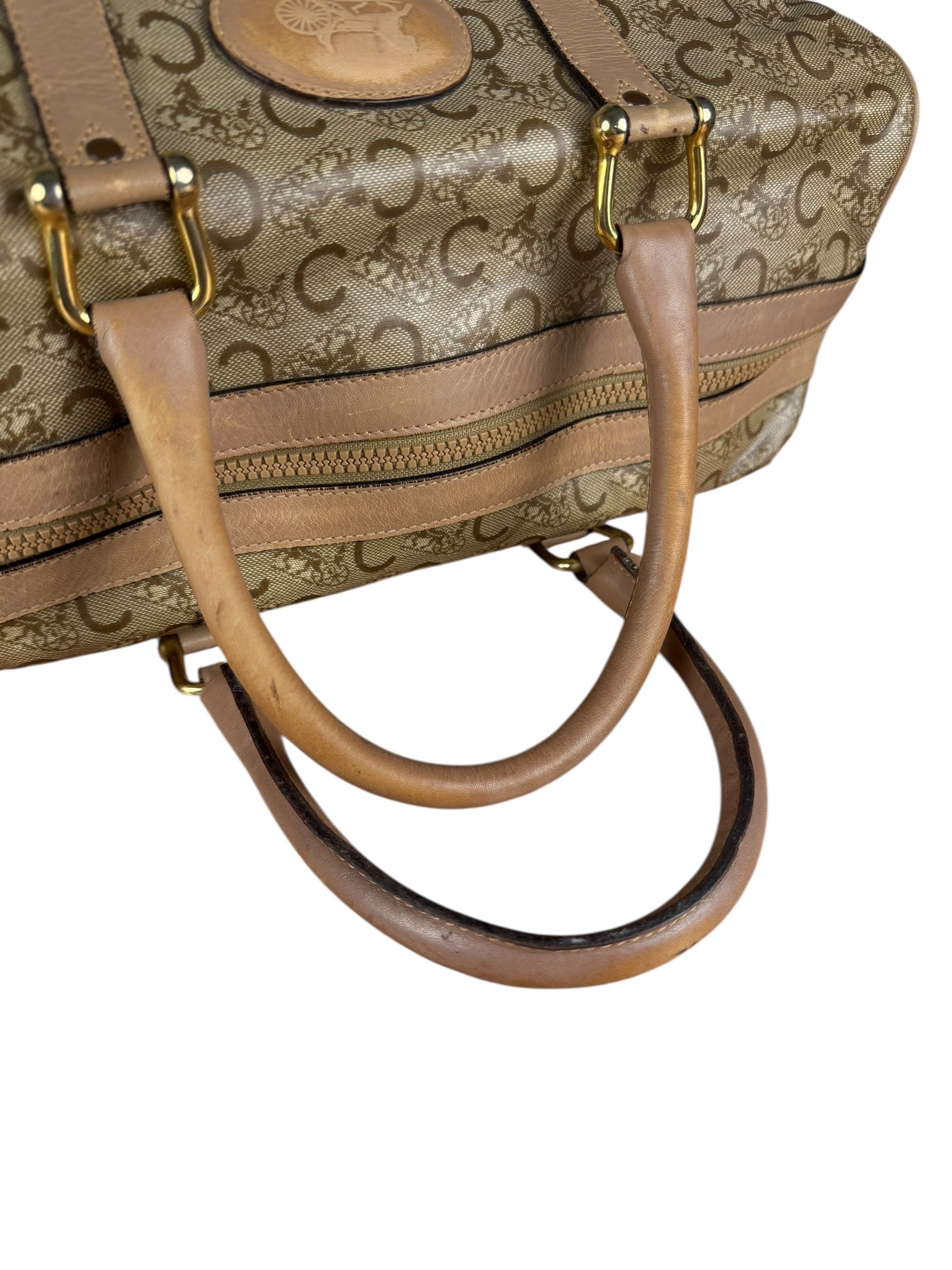 Celine PVC Beige Boston Bag