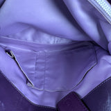 Coach Vintage Purple Leather Hobo Shoulder Bag