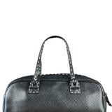Fendi Vintage Leather Selleria Stitch Handbag