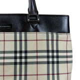 Burberry Nova Check Canvas Tote Bag