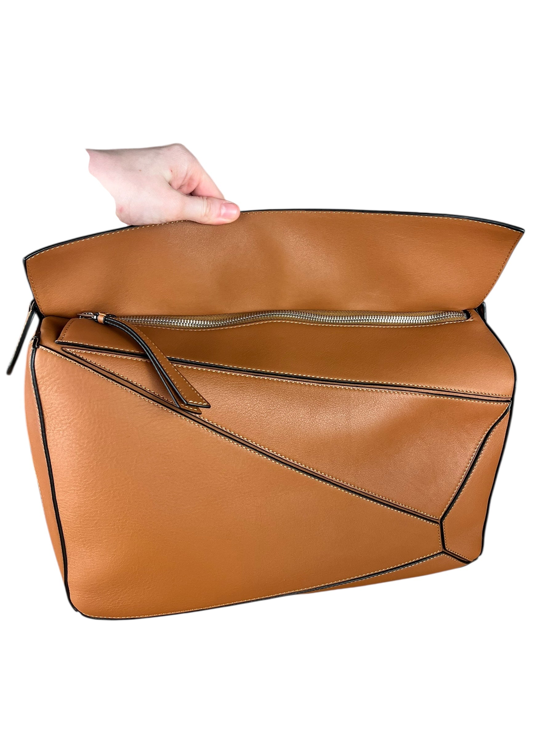 Loewe Puzzle Bag Large Brown