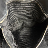 Prada Nappa Leather Ruffle Hobo Shoulder Bag