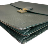Louis Vuitton Epi Green Top Handle Briefcase