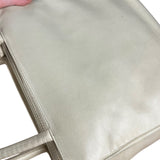 Prada Leather Tote Bag Beige/Ivory