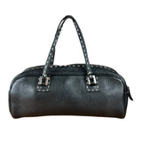 Fendi Vintage Leather Selleria Stitch Handbag