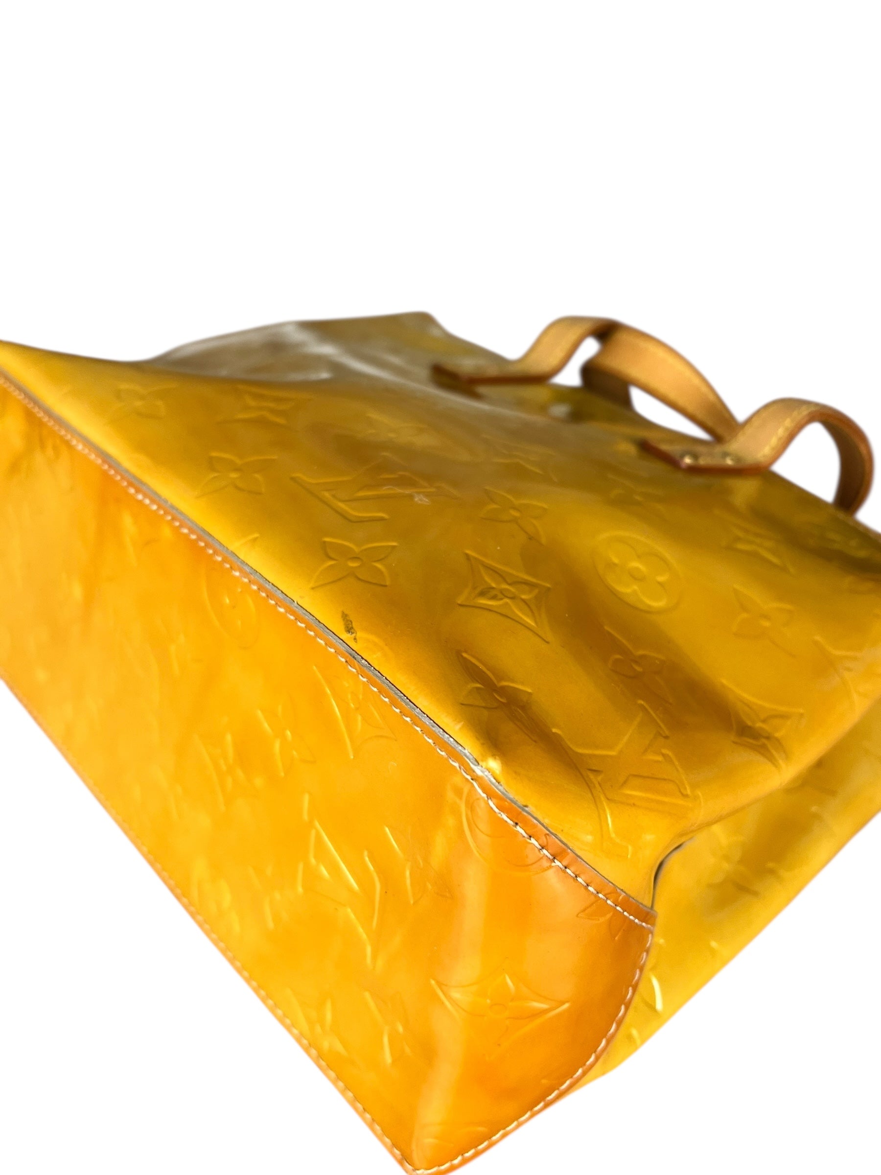 Louis Vuitton Monogram Vernis Reade PM Yellow