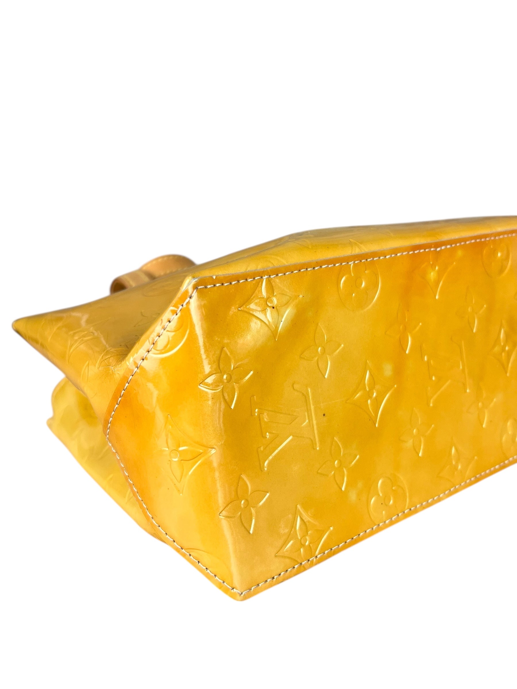 Louis Vuitton Monogram Vernis Reade PM Yellow
