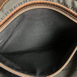 Burberry Leather Trim Nova Check Tote Bag