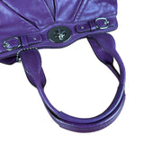 Coach Vintage Purple Leather Hobo Shoulder Bag