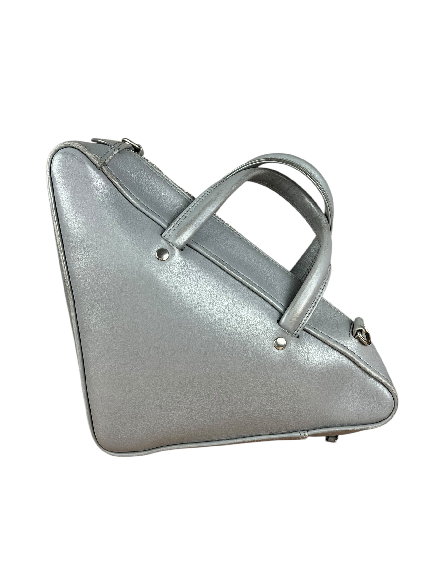 Balenciaga Small Grey Triangle Bag