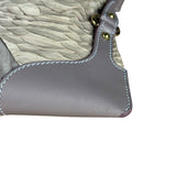 Fendi Lavender Python & Suede Pochette