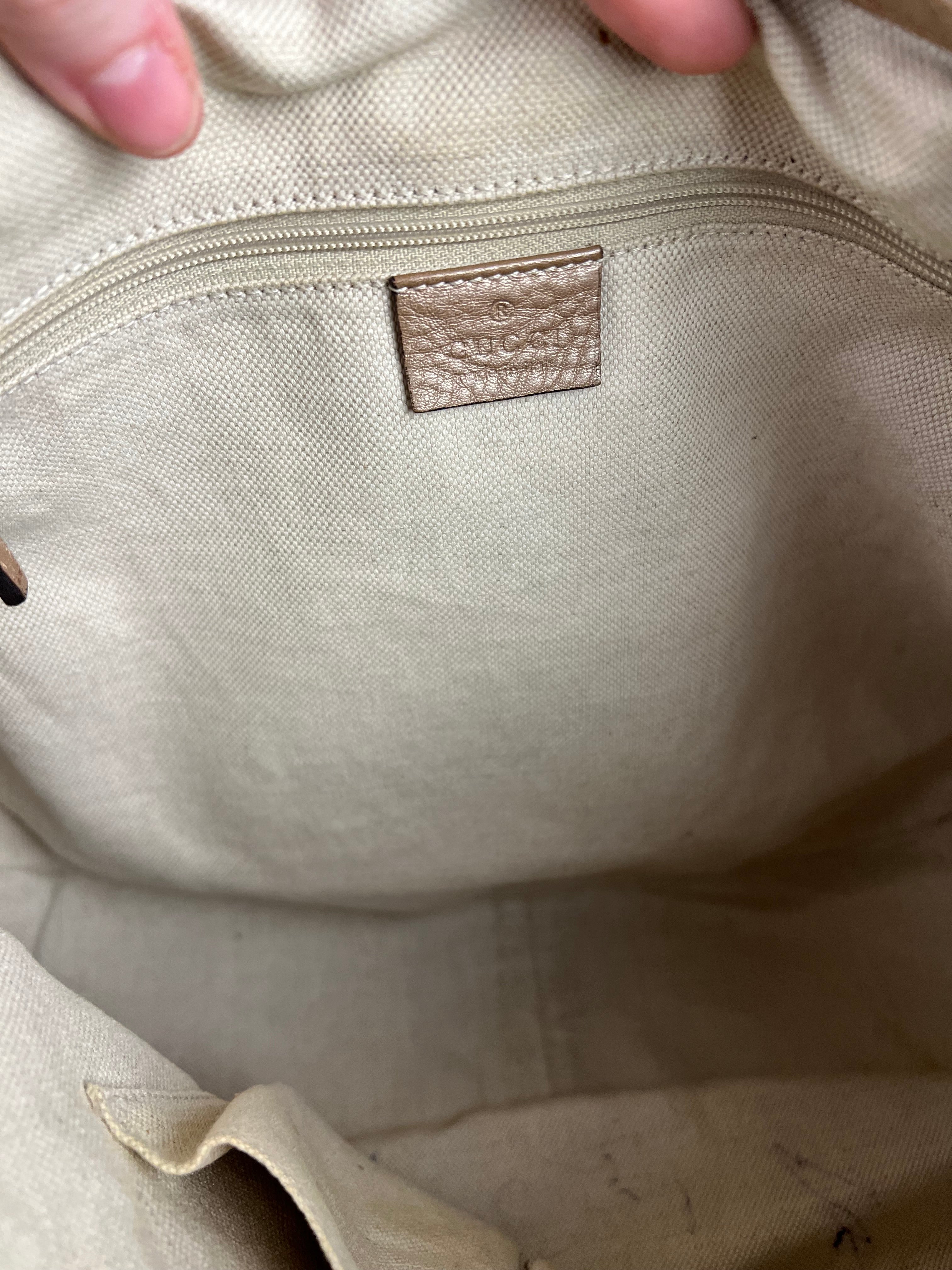 Gucci Metallic Leather Shoulder Bag