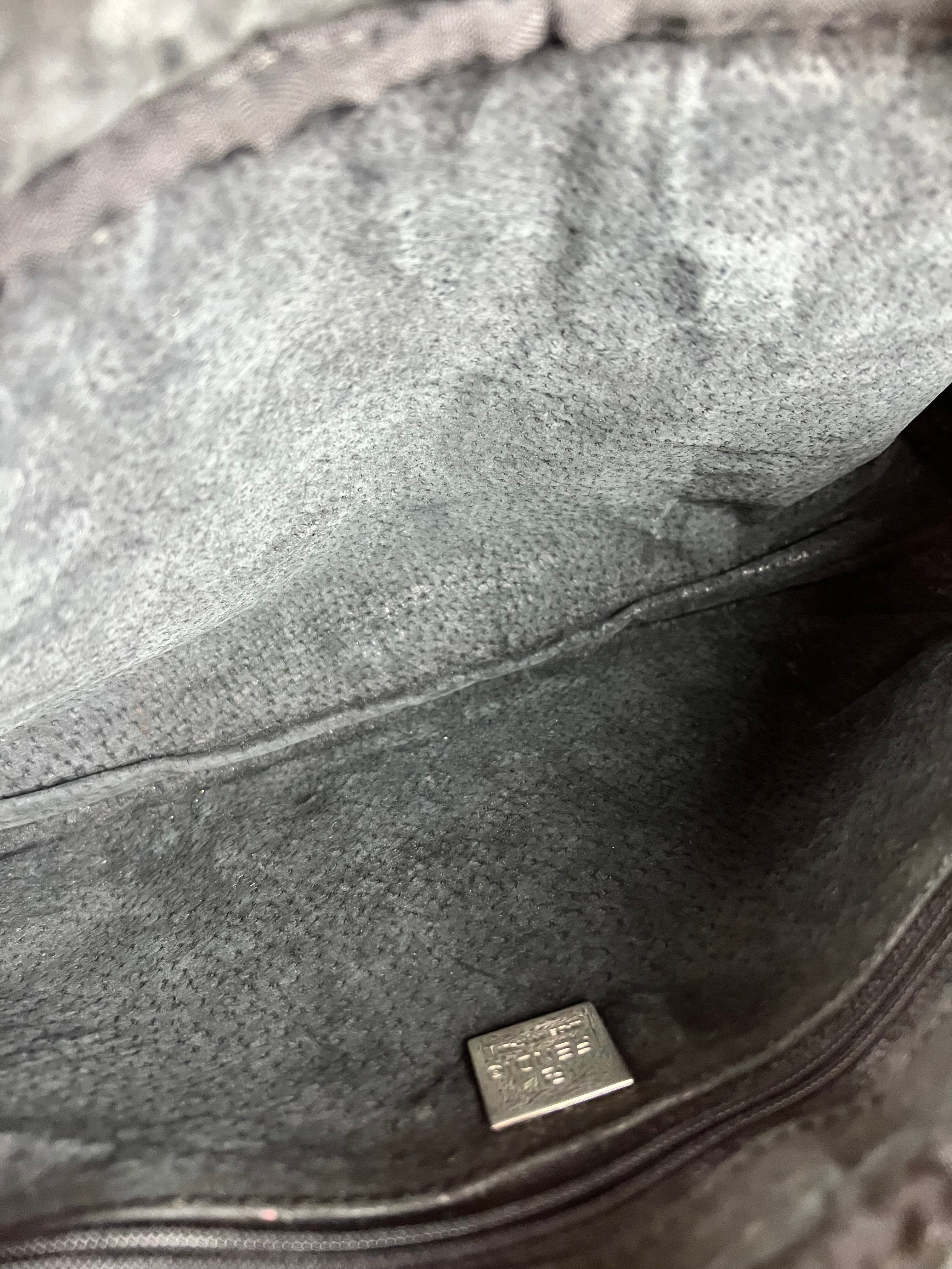 Fendi Vintage Leather Selleria Stitch Handbag
