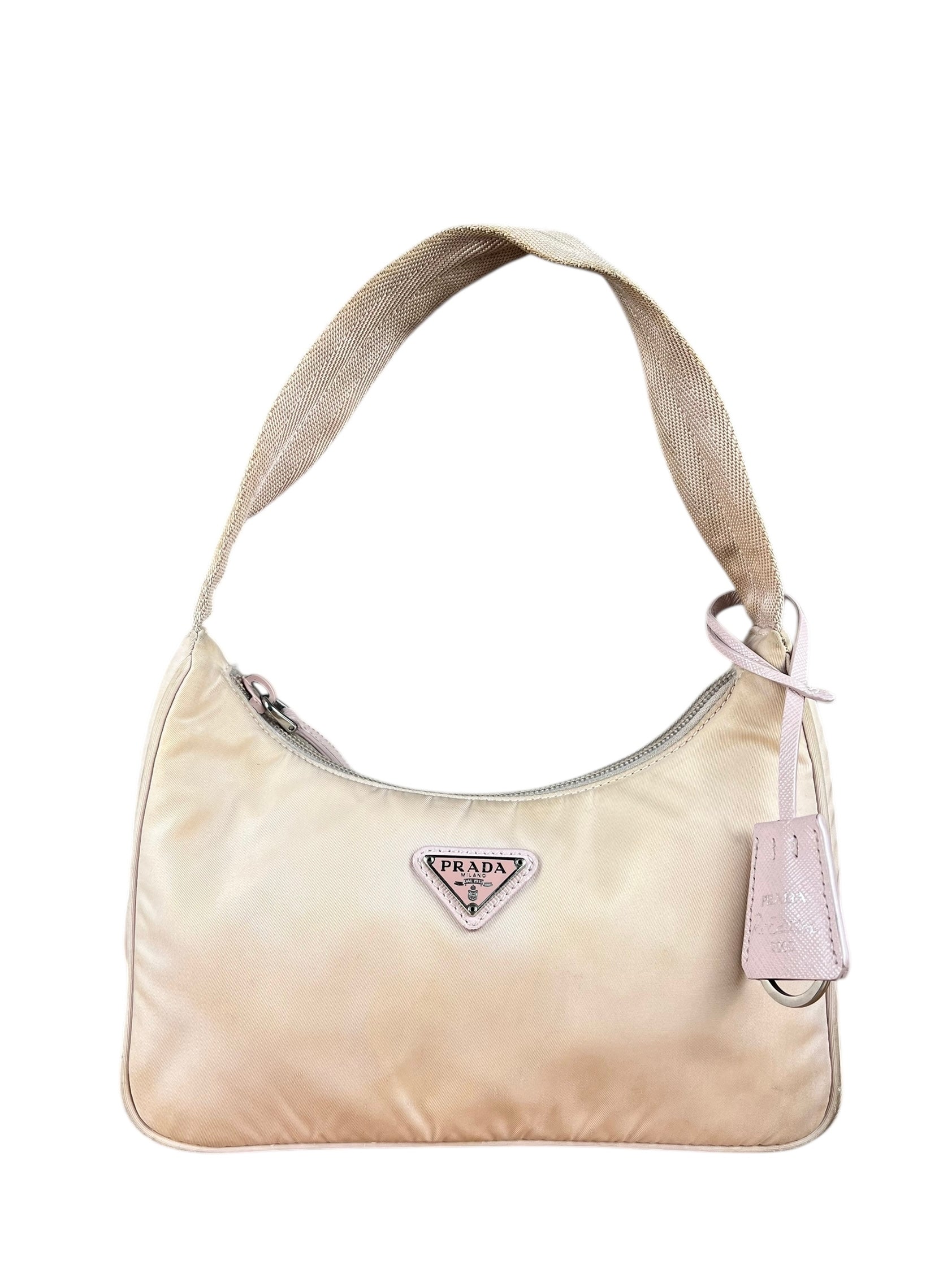 Prada Nylon Pochette Light Pink