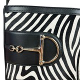 Gucci 73 Small Bucket Bag Zebra Print