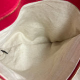 Gucci Orange Pebble Leather Swing Medium Tote