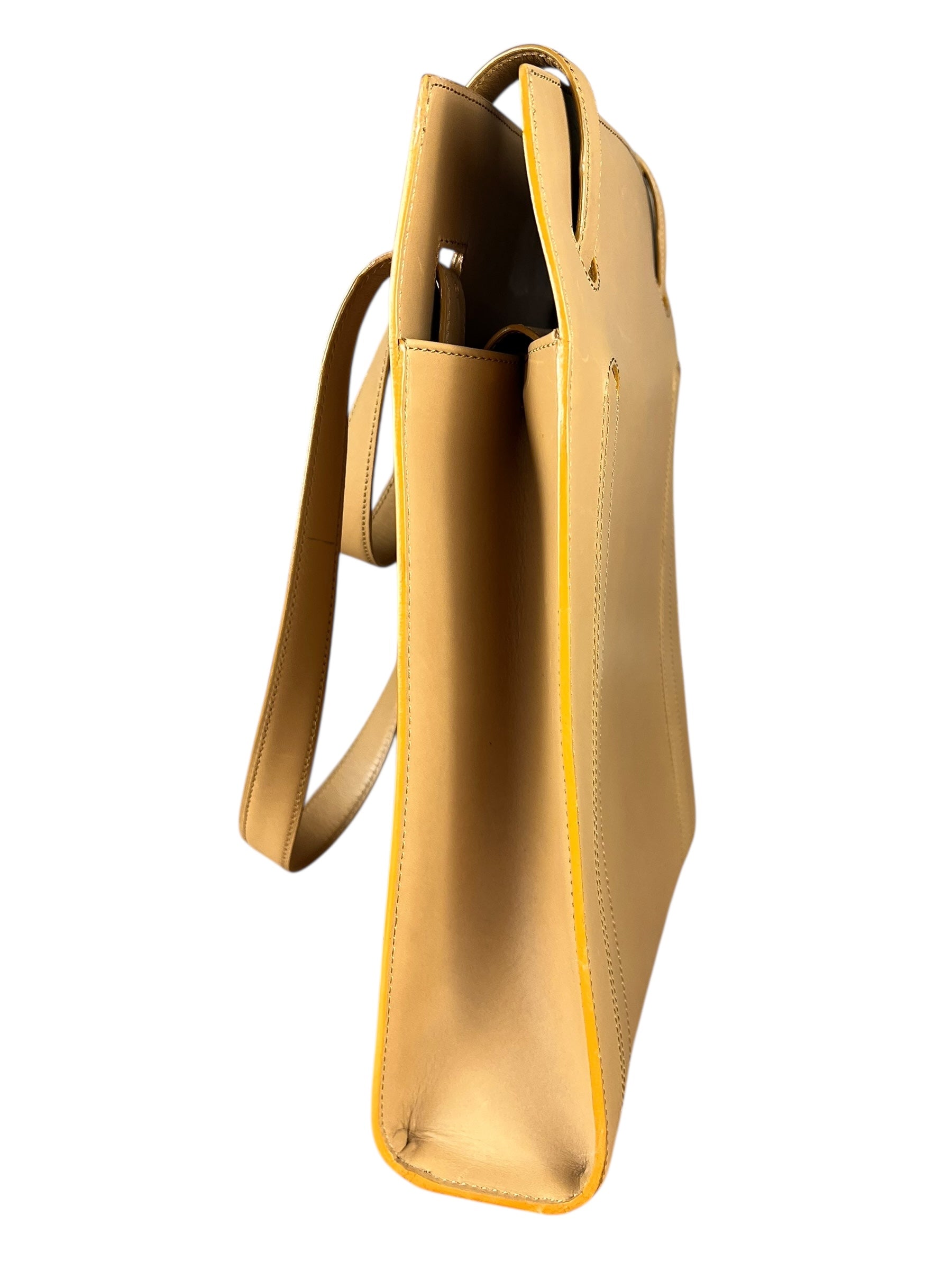 Dior Brown Leather Shoulder Tote