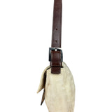 Fendi FF Canvas Baguette