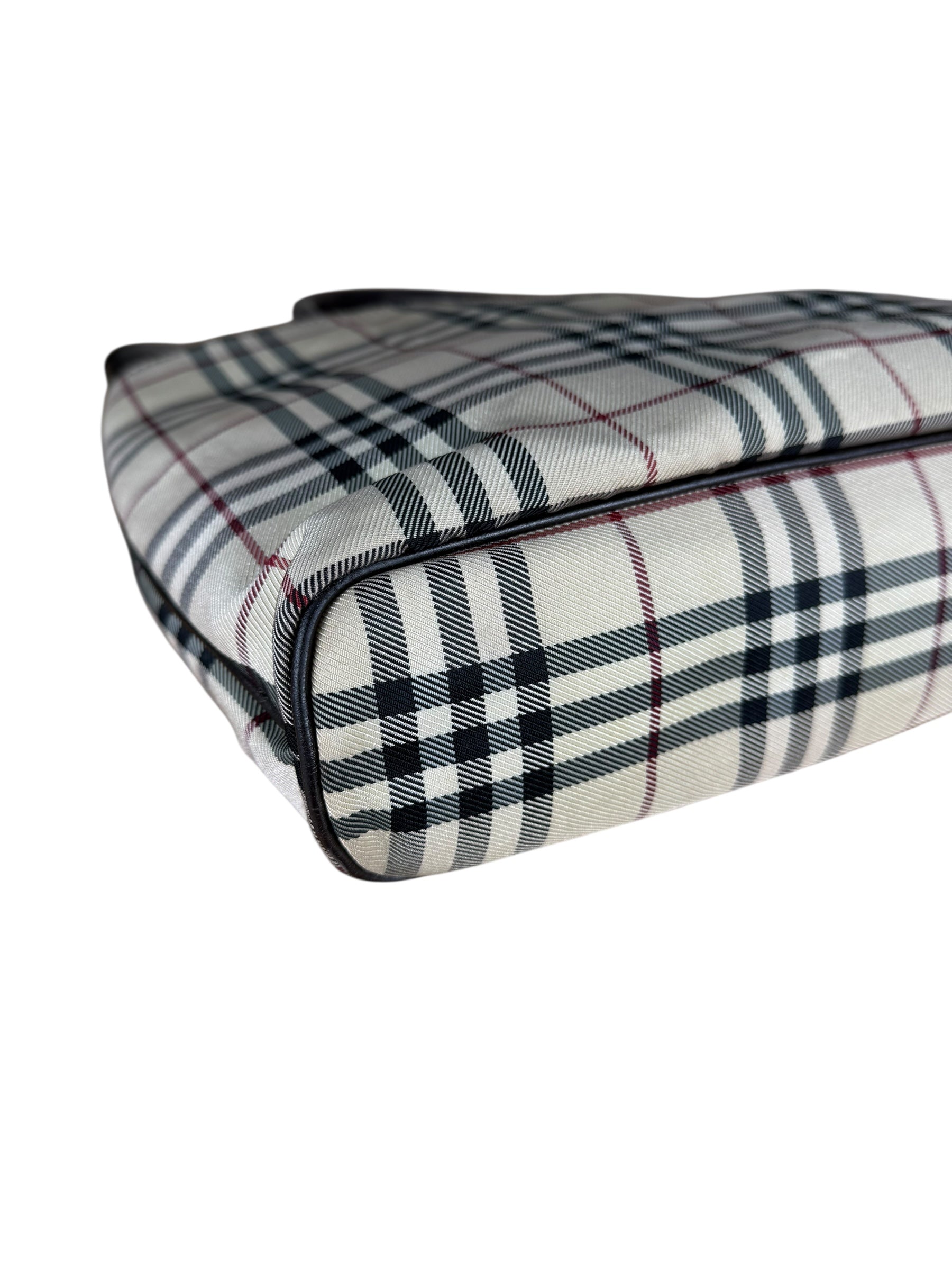 Burberry Nova Check Canvas Tote Bag