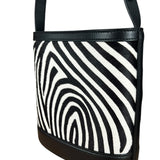 Gucci 73 Small Bucket Bag Zebra Print