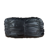 Prada Nappa Leather Ruffle Hobo Shoulder Bag