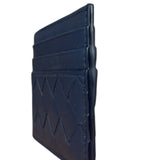 Bottega Veneta Intrecciato Cardholder Navy/Olive