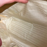 Prada Vintage White/Brown Top Handle Bag