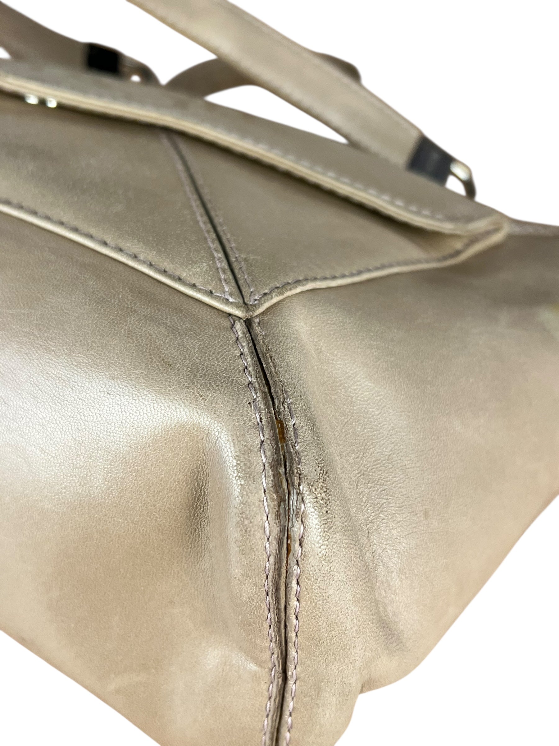 Loewe Vintage Leather Postal Handbag
