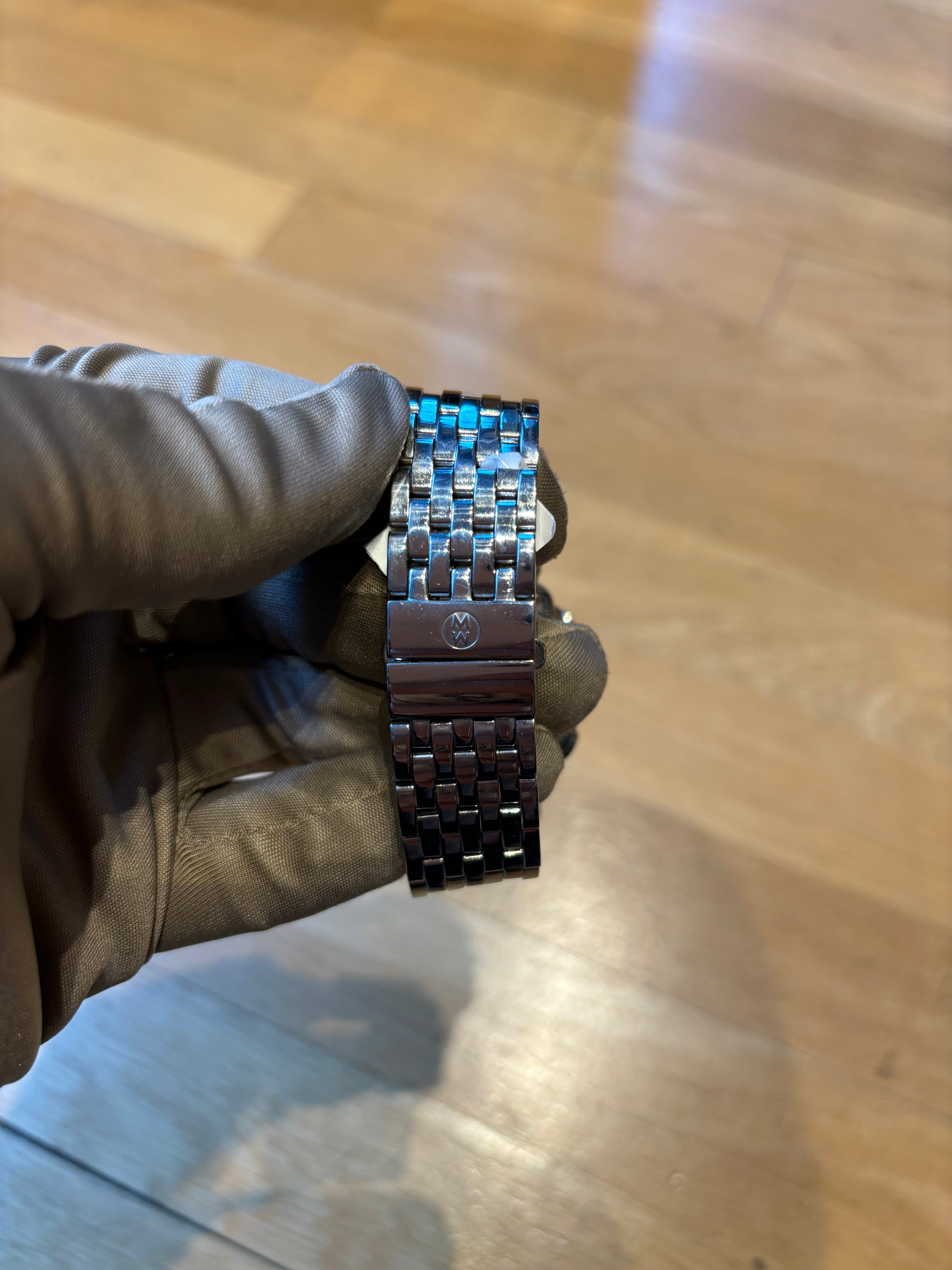 Michelle Deco Diamond Stainless Steel Watch