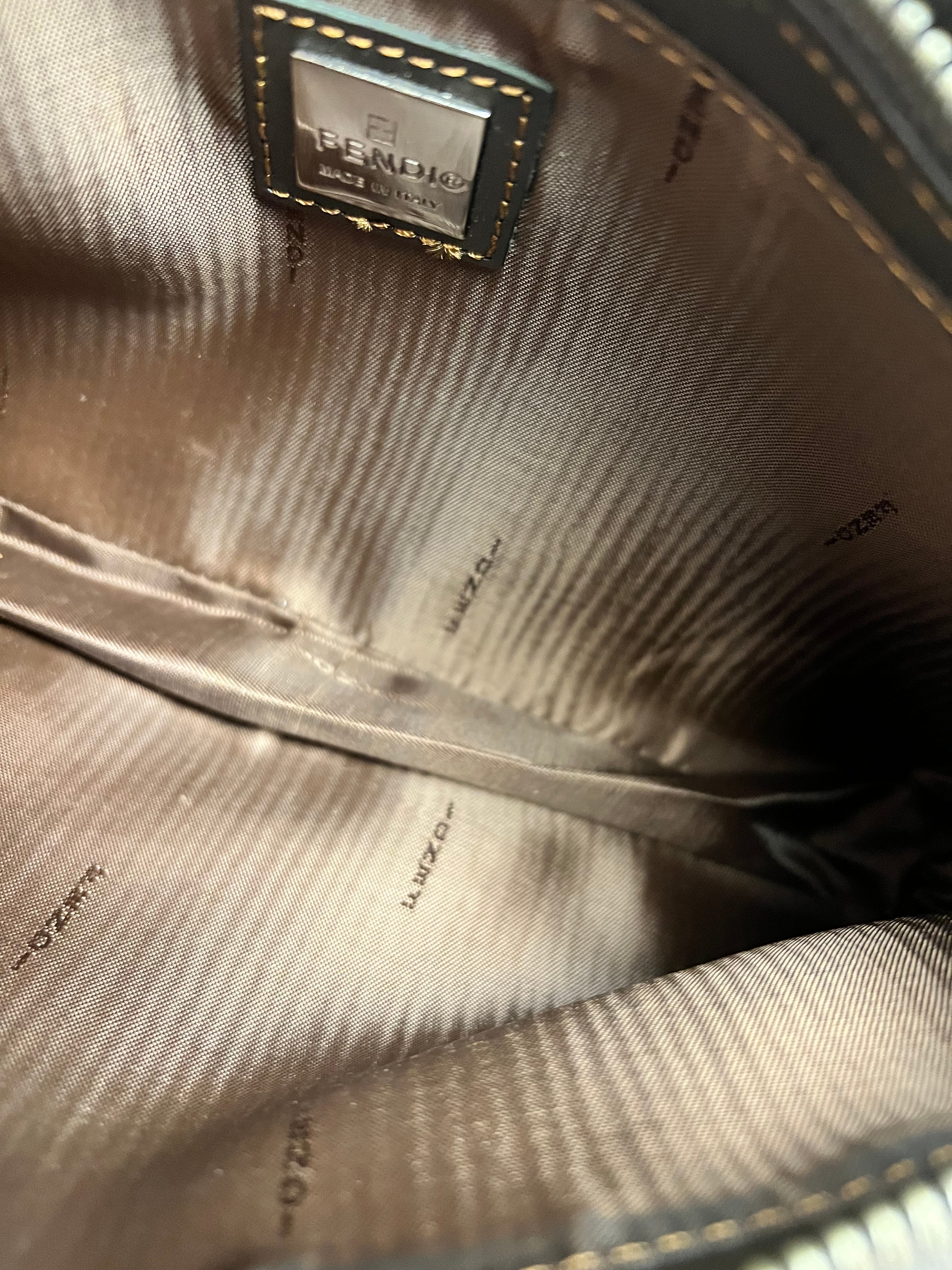 Fendi Vintage Zucca Pochette Shoulder Bag