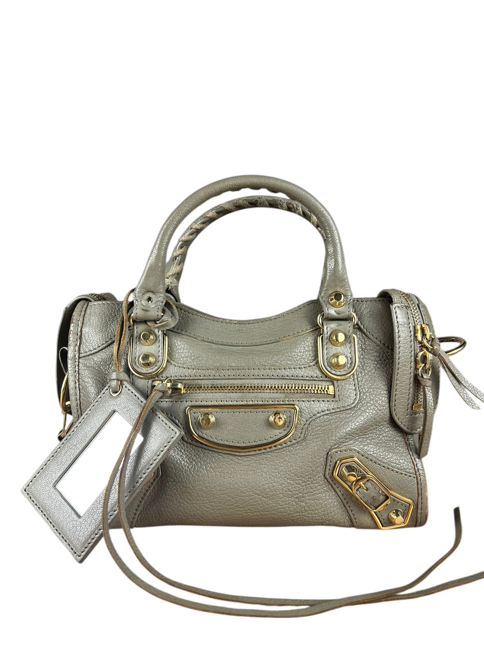 Balenciaga Mini Classic City Bag Grey
