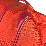Fendi FF Vintage Boston Bag Red